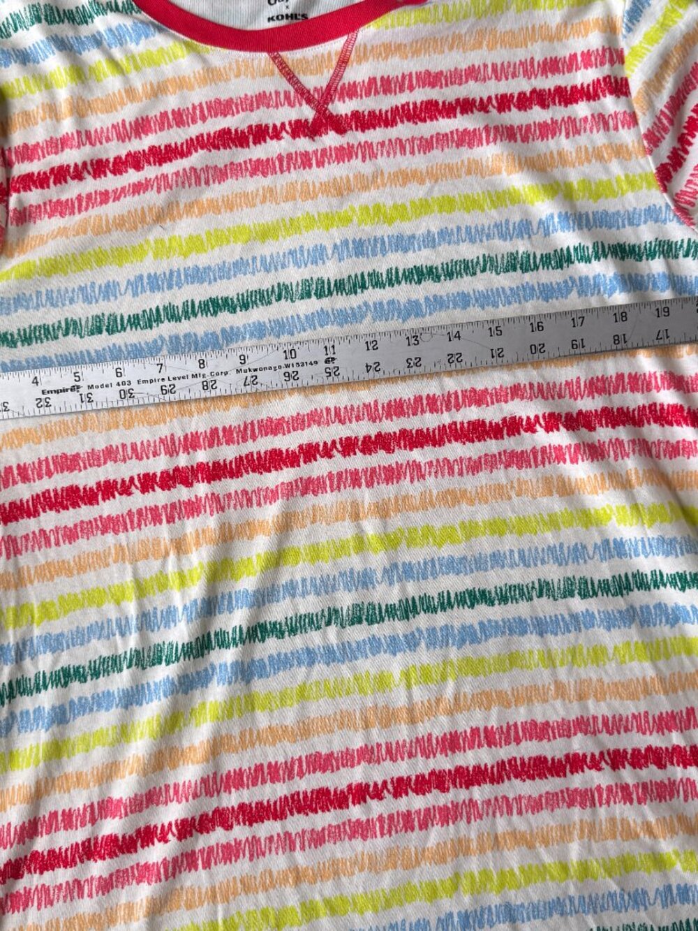 Crayola x Kohl’s Colorful Stripe Pajama Set Size M - Picture 3 of 8